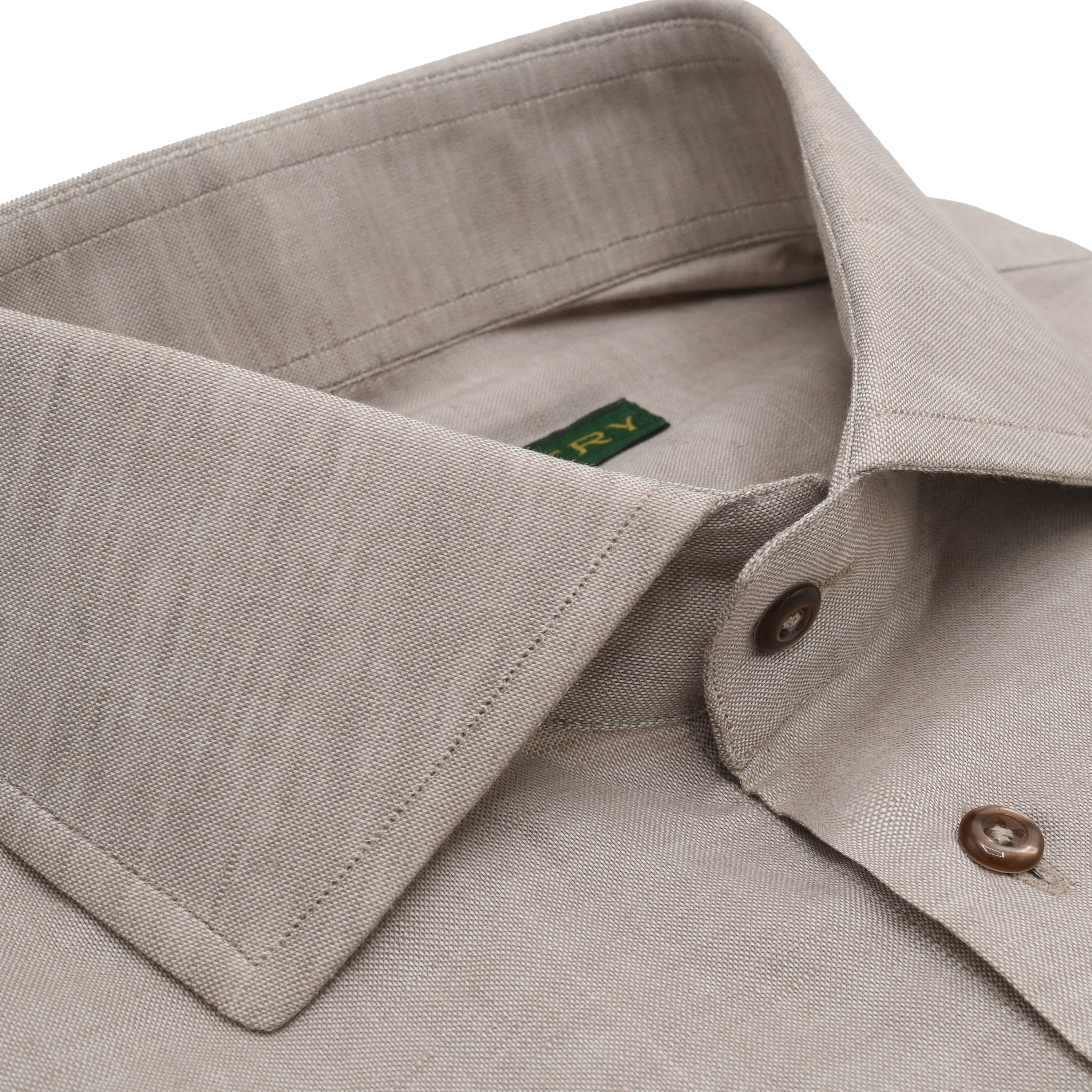 Beige in Melange - Irish linen