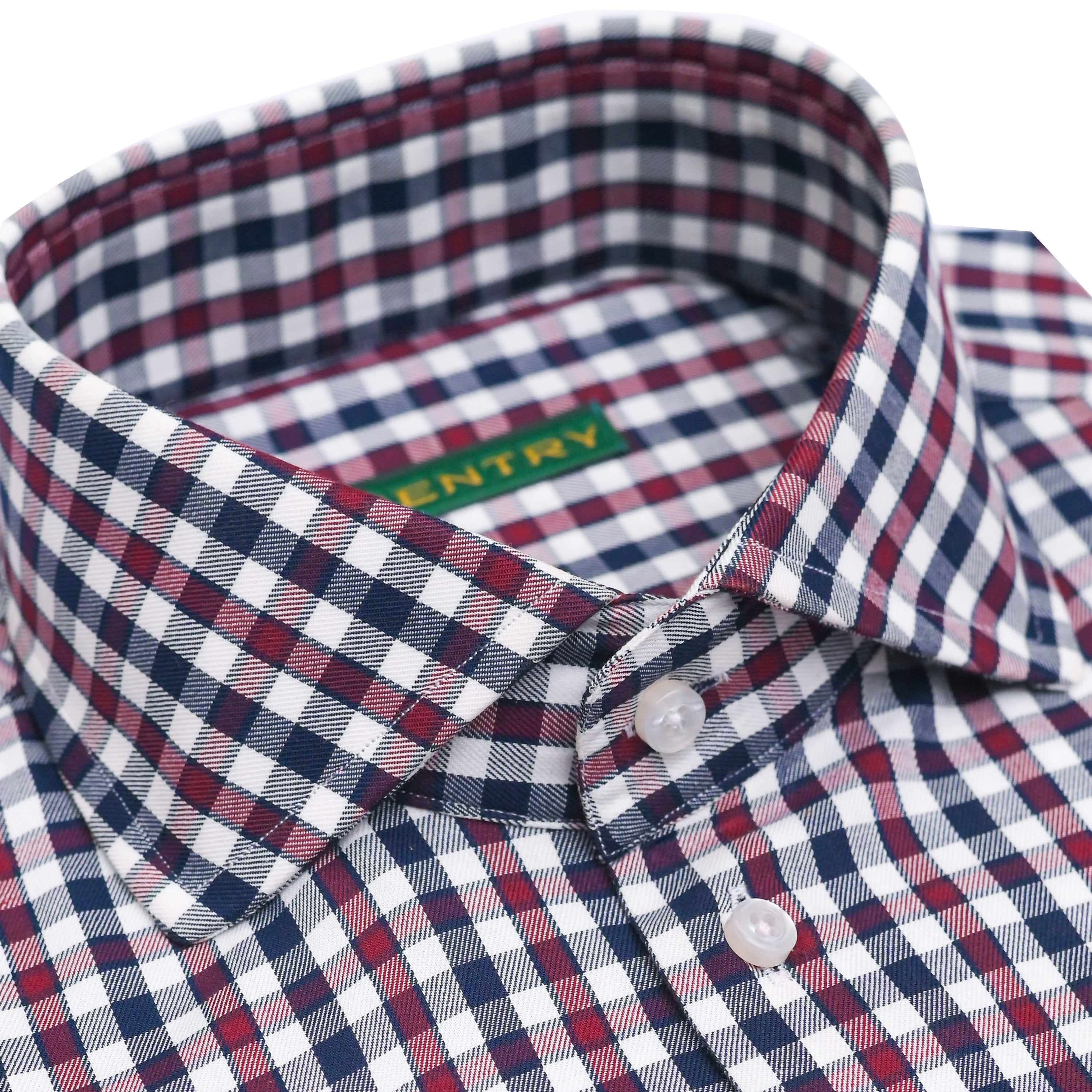 Patriot Gingham Checkered Cotton Shirt