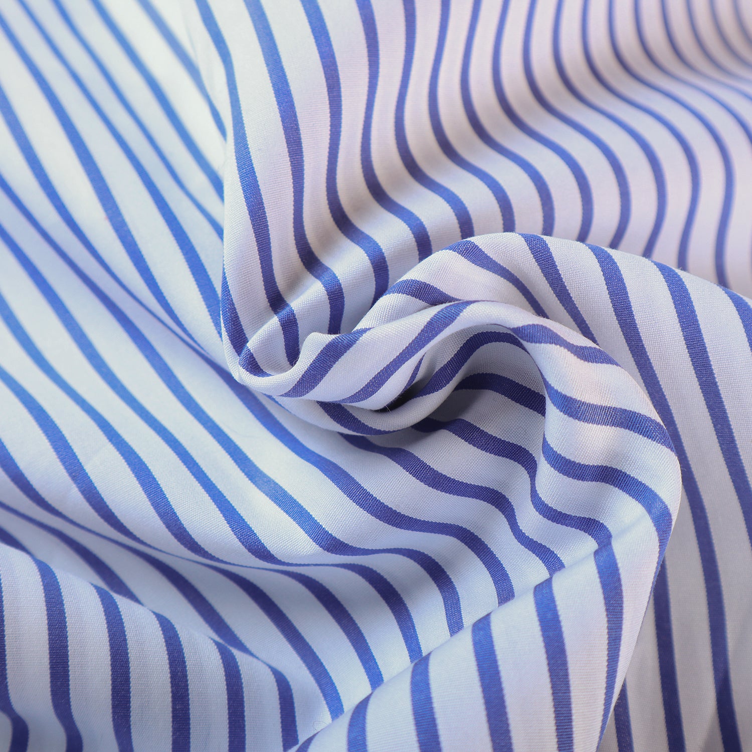 French Cut Collar with Bengal Blue Stripes French Cut Collar with Bengal Blue Stripes