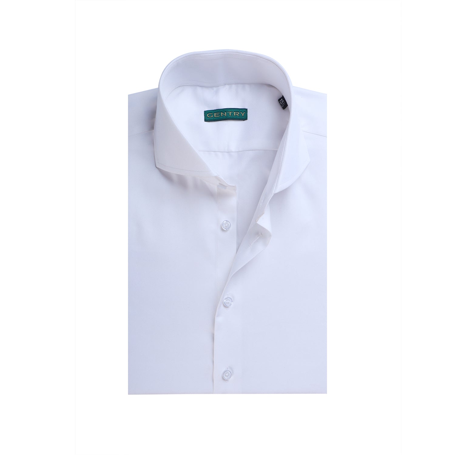 White Premium Egyptian cotton with French Cut Collar and Double Cuff