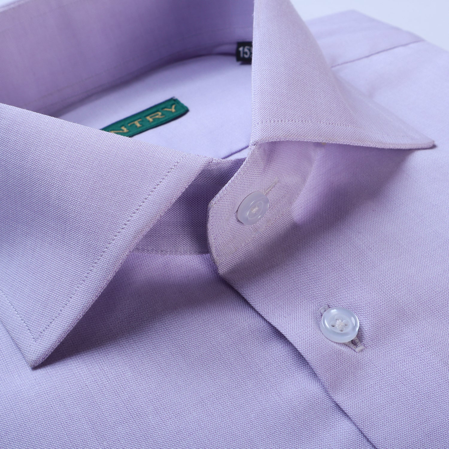 Italia Lilac with Semi French Cut Collar