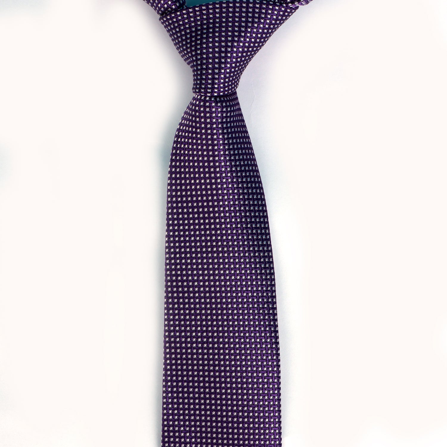 Dark Purple printed Tie