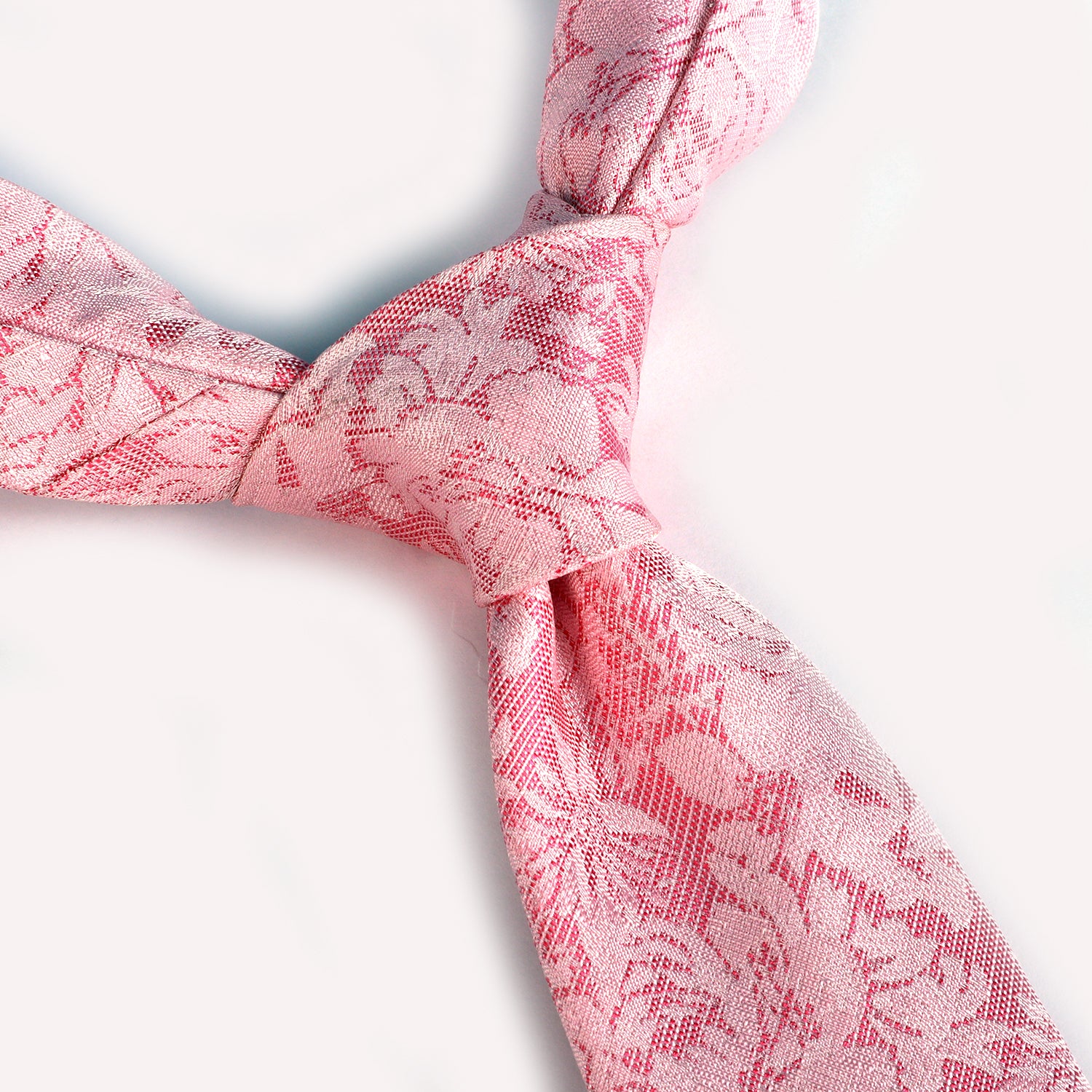Pink Printed Tie