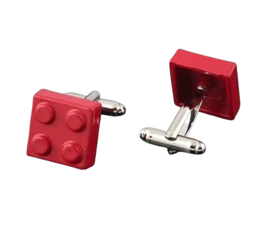 Cufflinks - LEGO Red